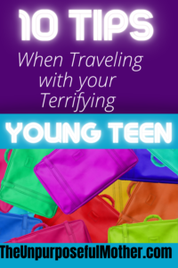 traveling with teen